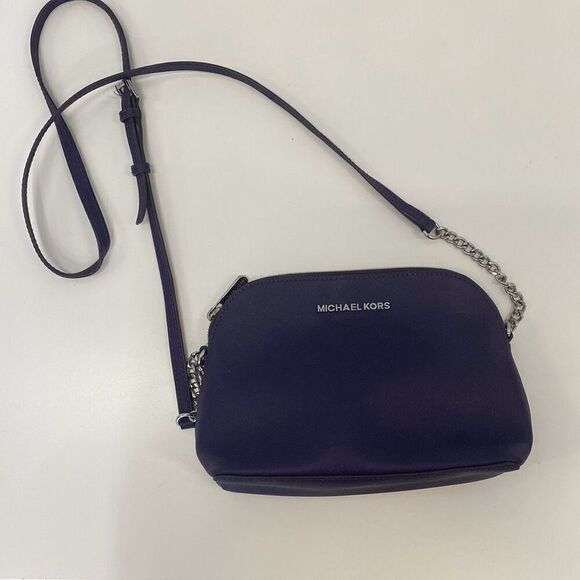 Michael Kors Cindy Soffiano leather Dome Crossbody - Picture 2 of 8